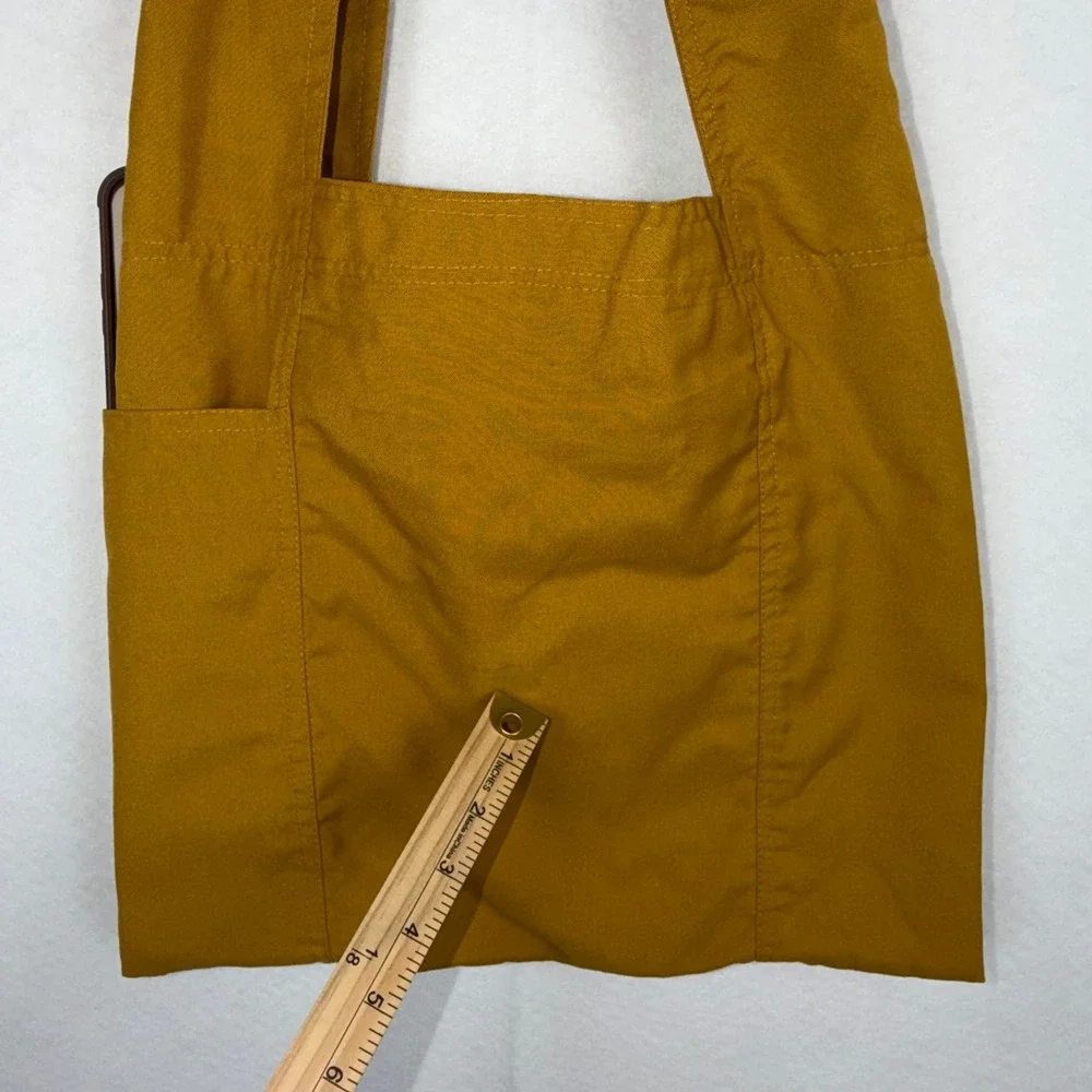 Gyuto Tantric Monastery Monk Bag Yellow Canvas Embroidered Tote Crossbody Boho